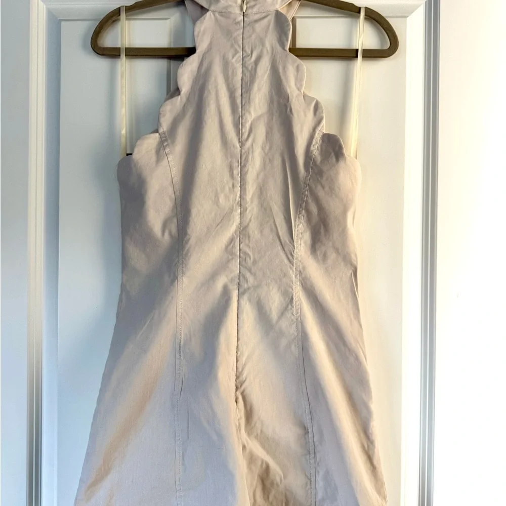 By Anthropologie Scallop Halter Romper Brand New with Tags - Picture 8 of 9